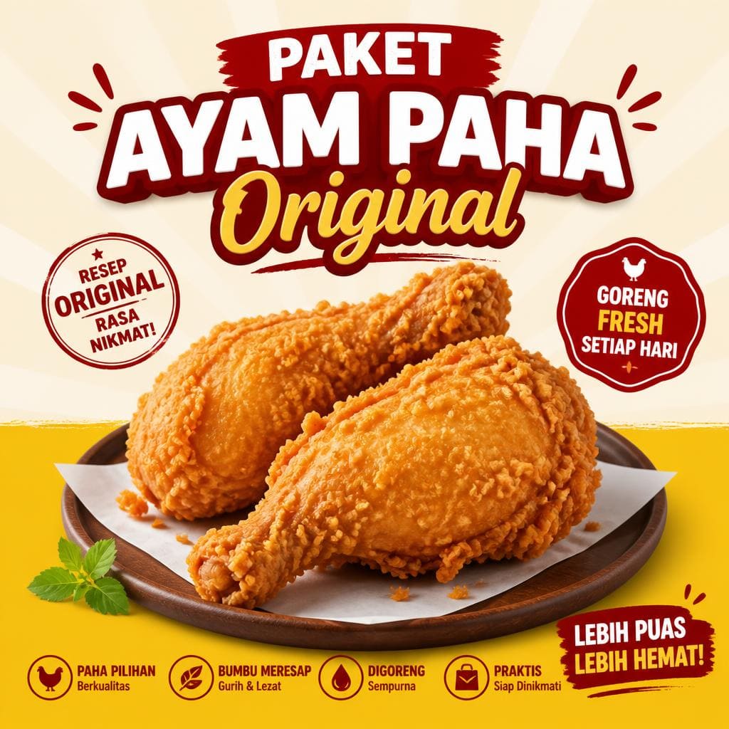 Paket Ayam Paha Original